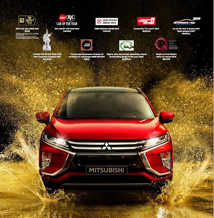 Mitsubishi Eclipse Cross sópar að sér verðlaunum