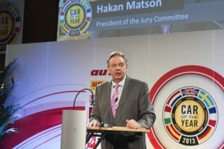 Hakan Matsson tilkynnir VW Golf bíl ársins 2013