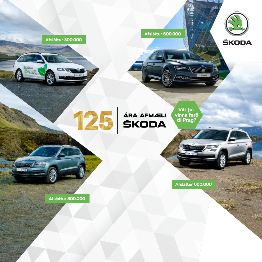 Skoda fagnar 125 árum