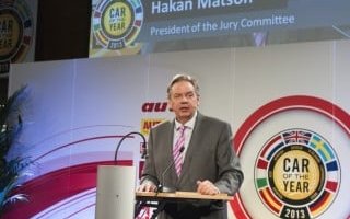 Hakan Matsson tilkynnir VW Golf bíl ársins 2013