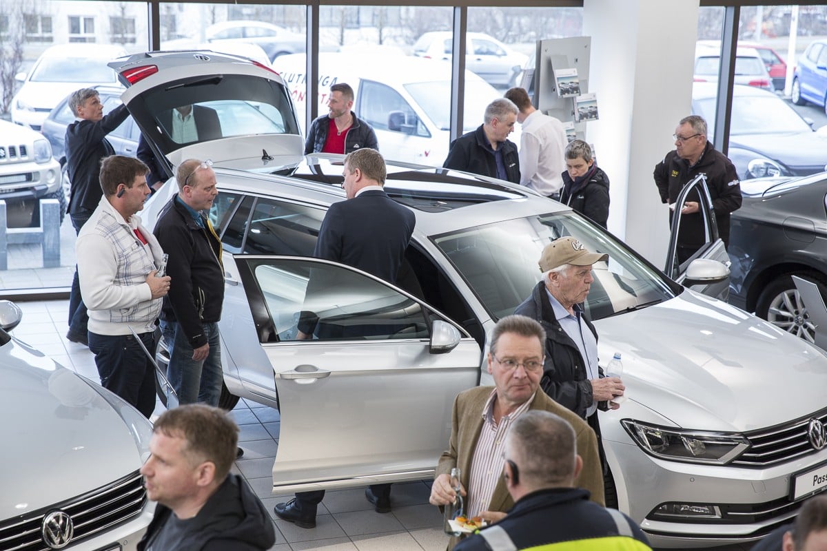 Líf og fjör við Laugaveginn