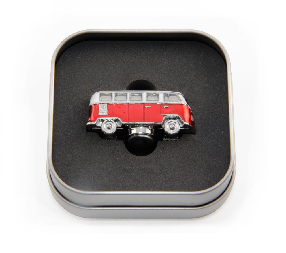 VW T1 BUS 3D Segull í gjafaöskju rauð | Hekla