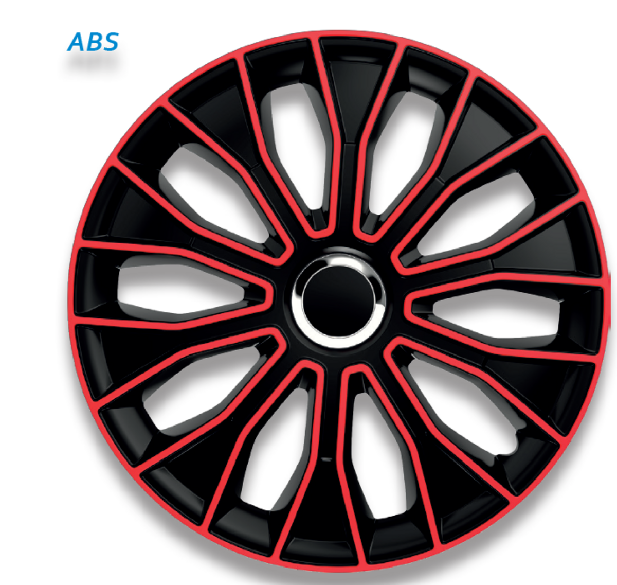 Koppasett 15" Voltec pro black & red "Petex"