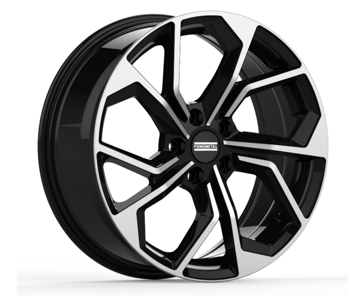 19"Álfelga 8x19 ET45 5x112/57.1 Black Polished