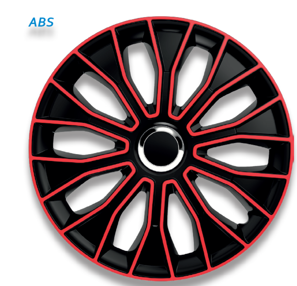 Koppasett 16" Voltec pro black & red "Petex"