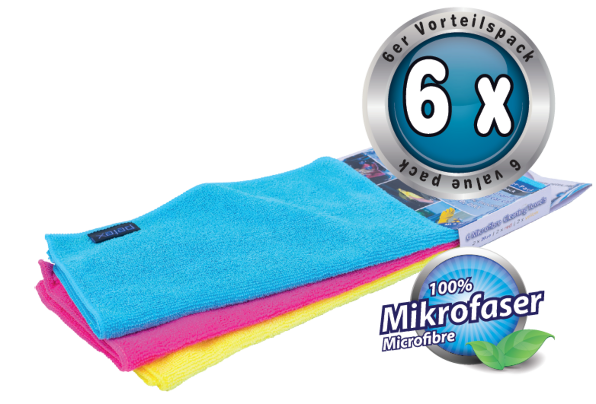 Microfibre tuskur 6 í pakka "Petex"