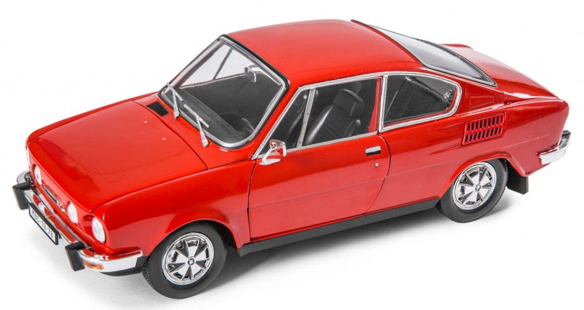 Módel Škoda 110R 1:18 Red