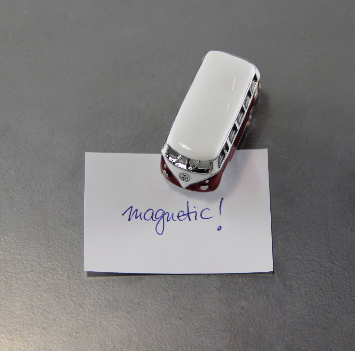 VW T1 BUS 3D Segull í gjafaöskju rauð