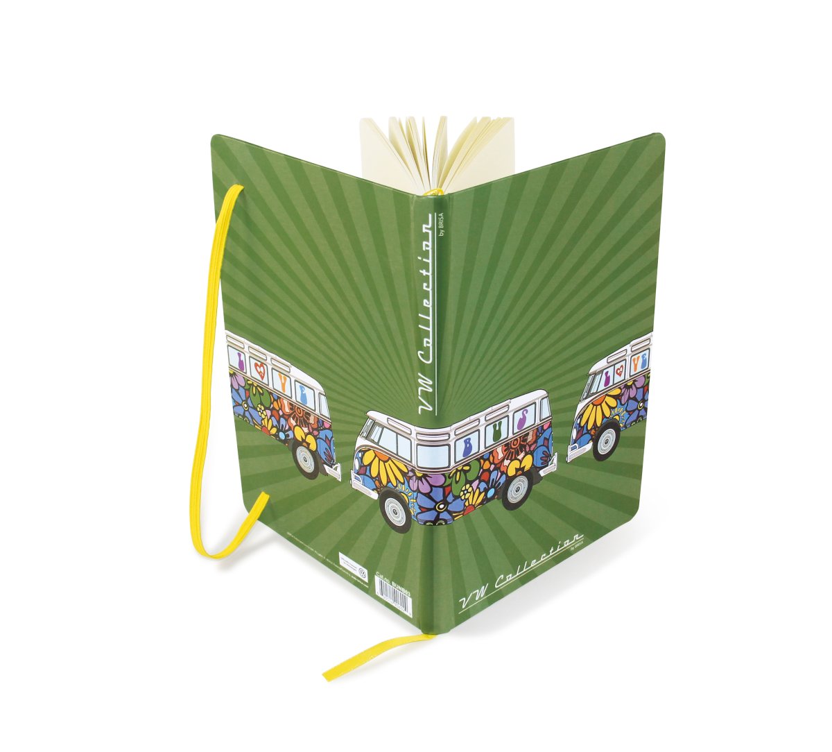 VW T1 BUS Stílabók, A5 , LINED - LOVE BUS