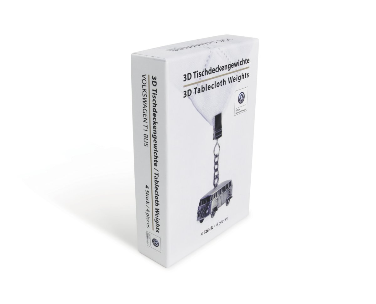 VW T1 BUS 3D Dúkahorna þyngingar 4 í setti