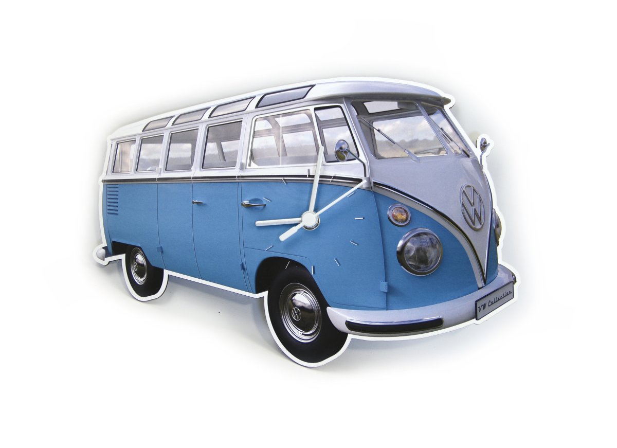VW T1 BUS Vekjaraklukka- CLASSIC BLUE