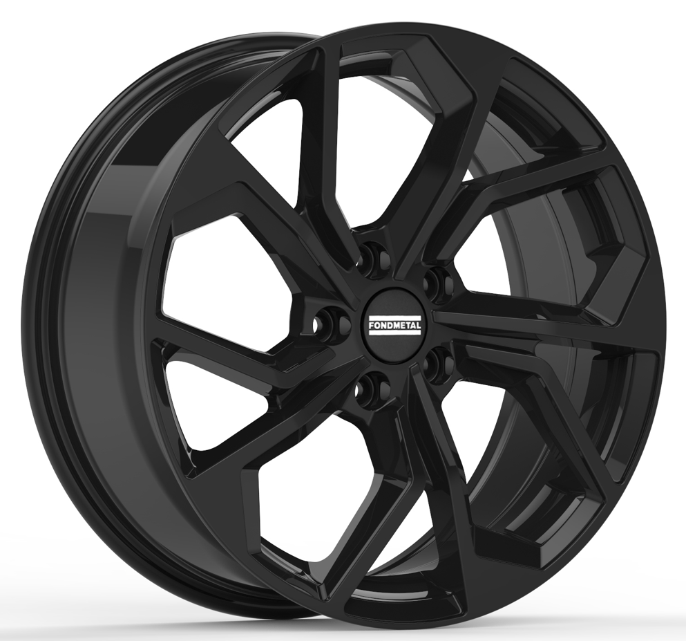 18"Álfelga 7.5x18 ET45 5x112 57.1 Glossy Black